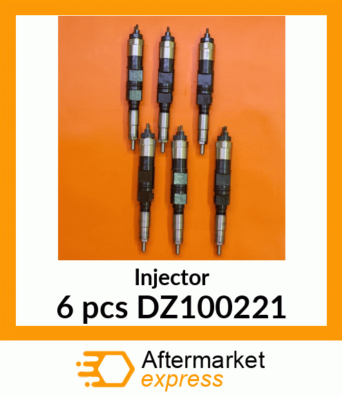 Injector 6 pcs DZ100221