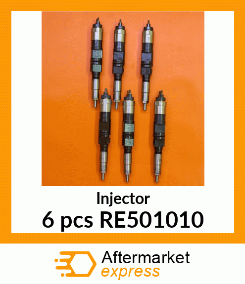 Injector 6 pcs RE501010