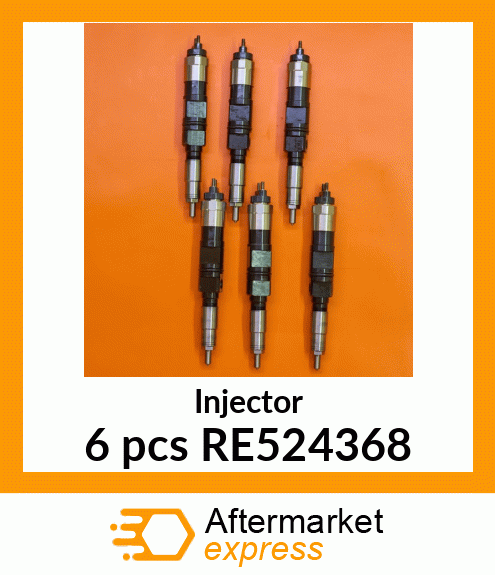 Injector 6 pcs RE524368