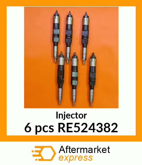 Injector 6 pcs RE524382