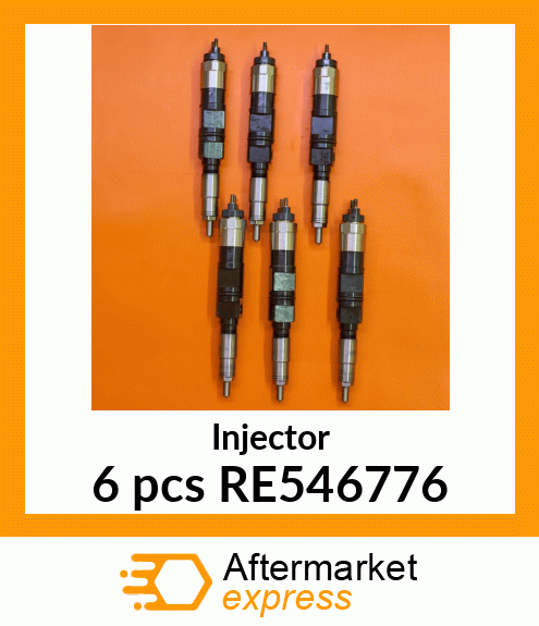 Injector 6 pcs RE546776