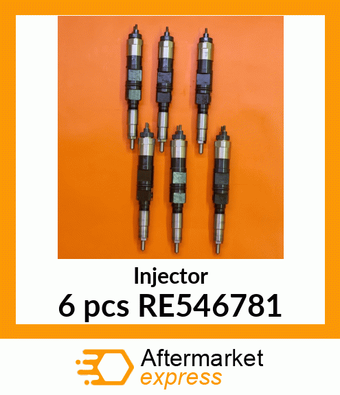 Injector 6 pcs RE546781