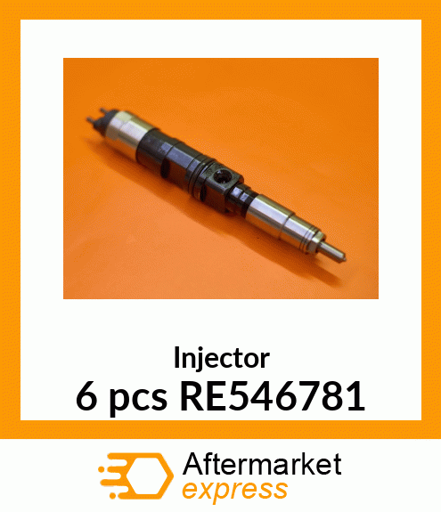 Injector 6 pcs RE546781