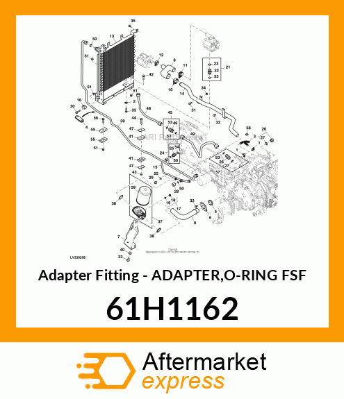 Adapter Fitting - ADAPTER,O-RING FSF 61H1162