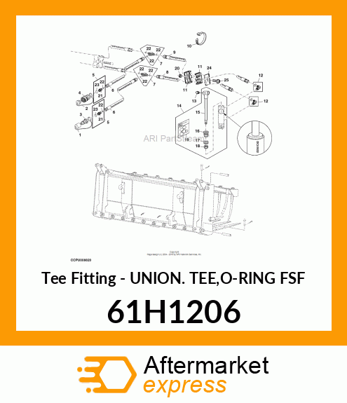 Tee Fitting 61H1206