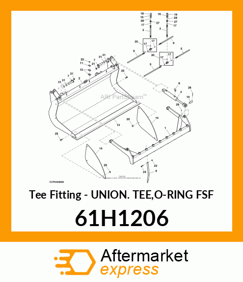 Tee Fitting 61H1206