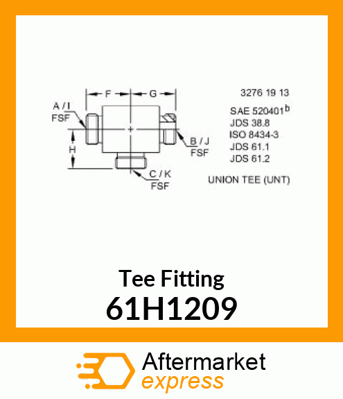 Tee Fitting 61H1209