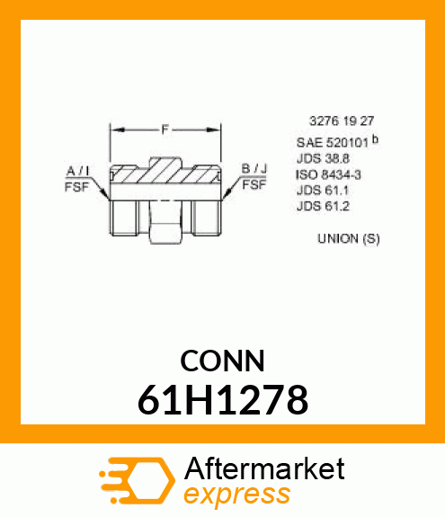 Union Fitting 61H1278