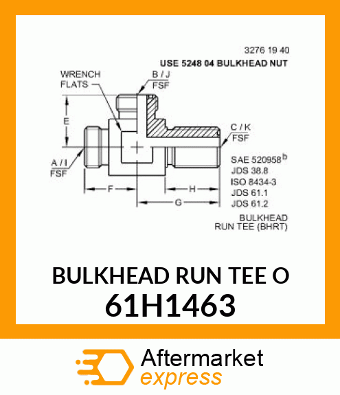 BULKHEAD RUN TEE O 61H1463