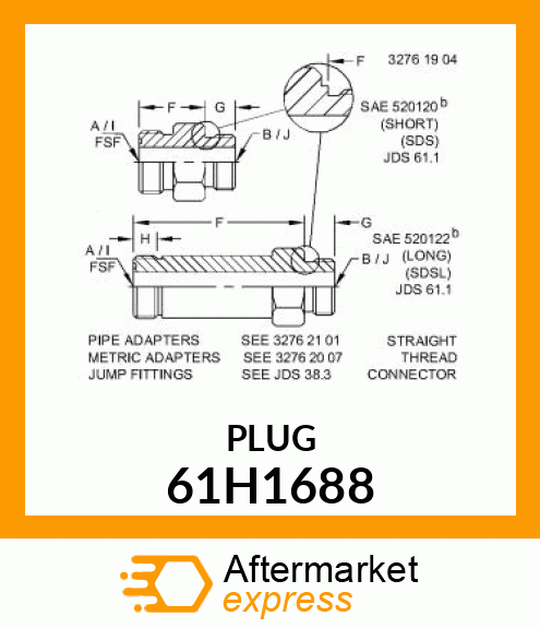 ADAPTER,O 61H1688