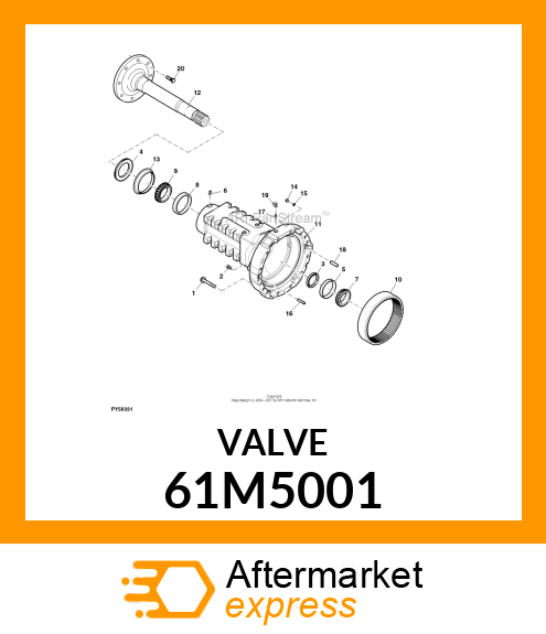 Adapter Fitting - STUD STRAIGHT (SDS), ORFS 61M5001