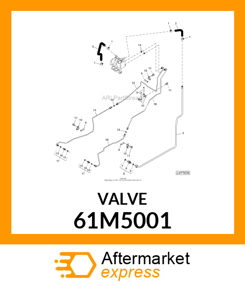 Adapter Fitting - STUD STRAIGHT (SDS), ORFS 61M5001