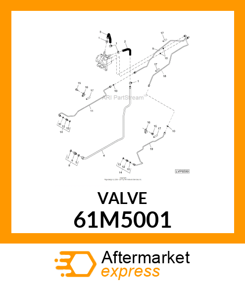 Adapter Fitting - STUD STRAIGHT (SDS), ORFS 61M5001