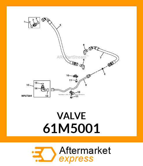 Adapter Fitting - STUD STRAIGHT (SDS), ORFS 61M5001