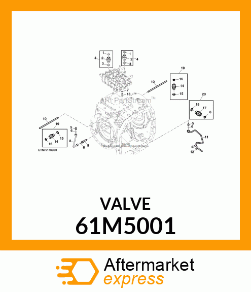 Adapter Fitting - STUD STRAIGHT (SDS), ORFS 61M5001