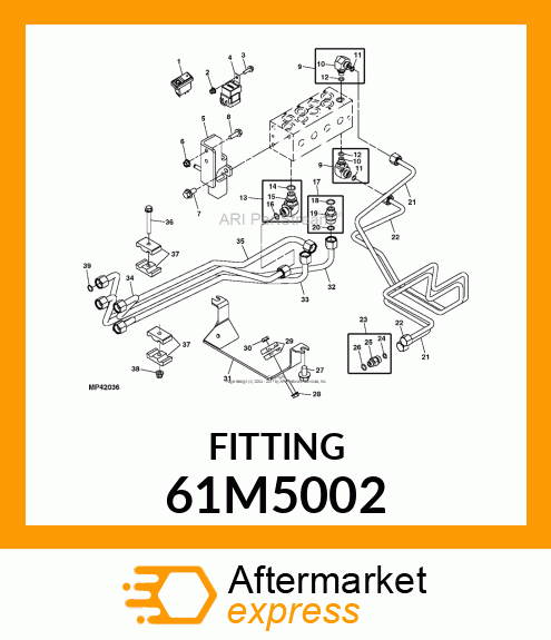 Adapter Fitting - STUD STRAIGHT (SDS), ORFS 61M5002