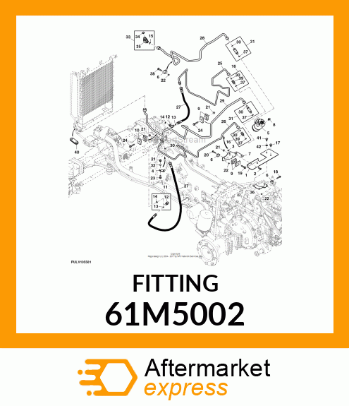 Adapter Fitting - STUD STRAIGHT (SDS), ORFS 61M5002