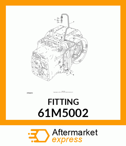 Adapter Fitting - STUD STRAIGHT (SDS), ORFS 61M5002