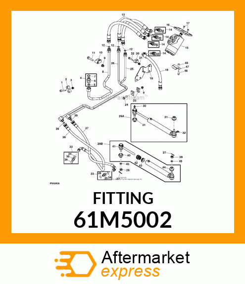 Adapter Fitting - STUD STRAIGHT (SDS), ORFS 61M5002