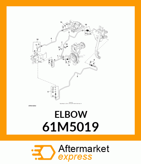 ADJ STUD ELBOW (SDE), ORFS 61M5019