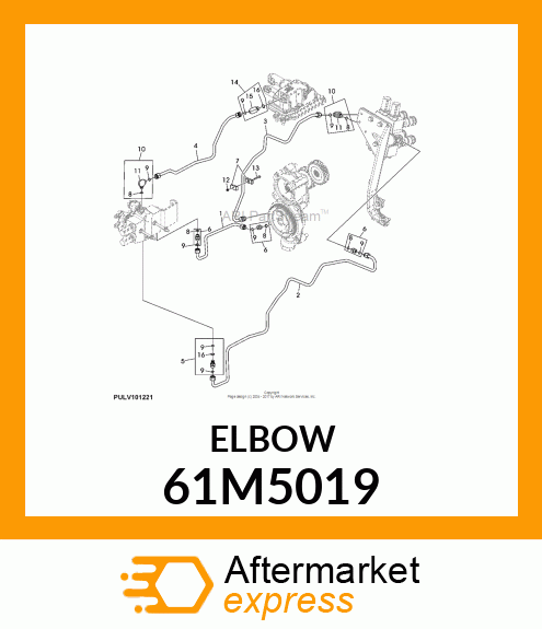 ADJ STUD ELBOW (SDE), ORFS 61M5019