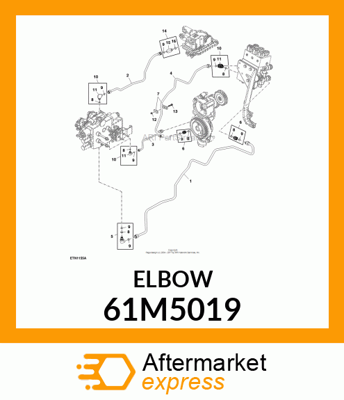 ADJ STUD ELBOW (SDE), ORFS 61M5019