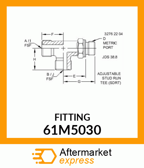 ADJ STUD RUN TEE (SDRT), ORFS 61M5030