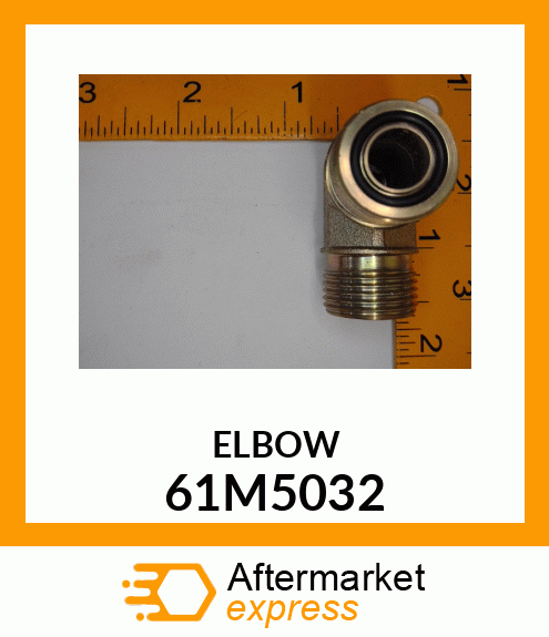 90 DEG UNION ELBOW (E), ORFS 61M5032