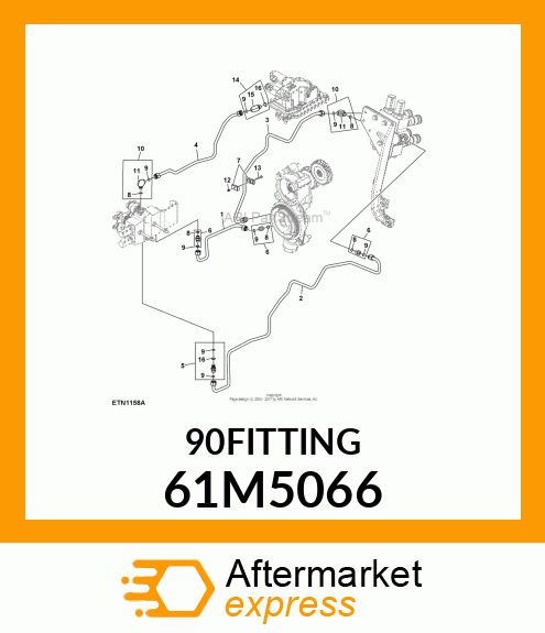 ADJ STUD ELBOW (SDE), ORFS 61M5066