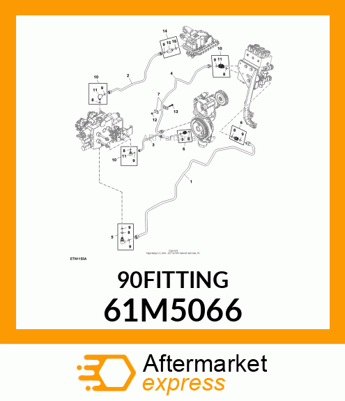 ADJ STUD ELBOW (SDE), ORFS 61M5066