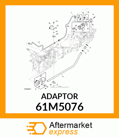 Adapter Fitting 61M5076