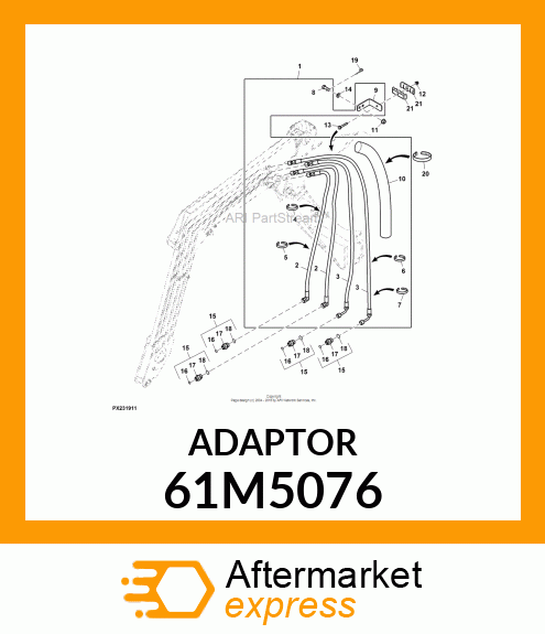 Adapter Fitting 61M5076