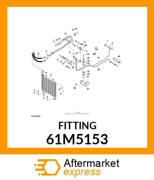 STUD STRAIGHT LG HX, ORFS (SDSLG) 61M5153