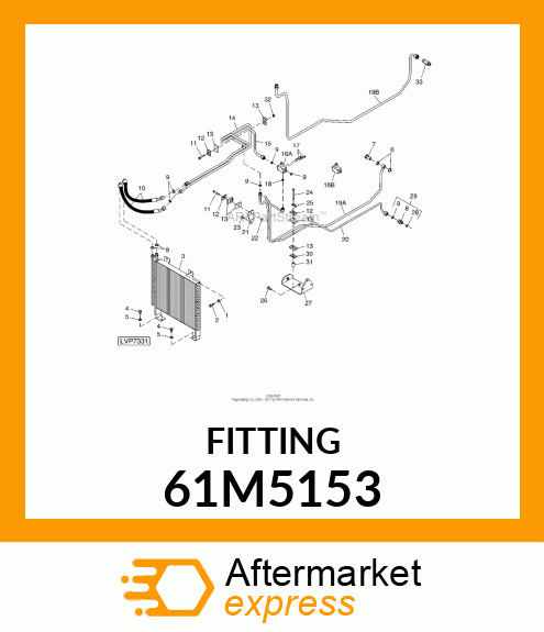 STUD STRAIGHT LG HX, ORFS (SDSLG) 61M5153