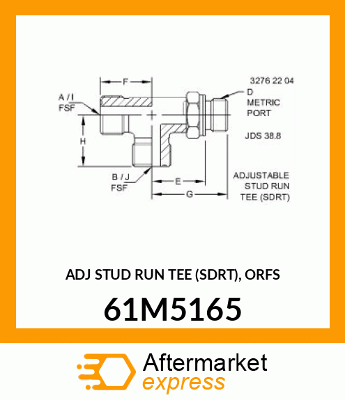 ADJ STUD RUN TEE (SDRT), ORFS 61M5165