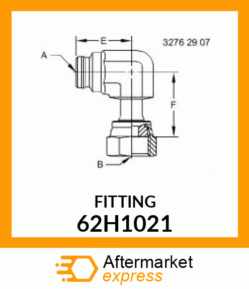 STC FEM.ELBOWTO SWIVEL ORFS06 62H1021