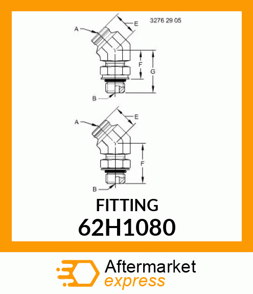 45DEG FEM THDLESS ELBOW(SDE45F) 62H1080