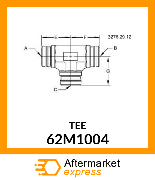 THLESS CONN,JDS62.1,20X20X20 TFFF 62M1004