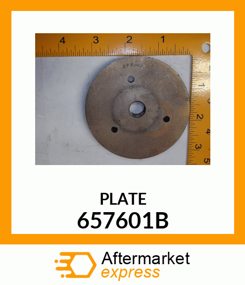 Clutch Plate - $#PLATE BACKCLUTCH 657601B