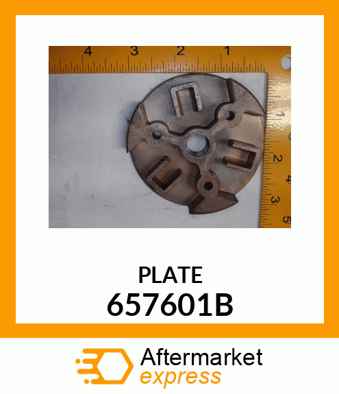 Clutch Plate - $#PLATE BACKCLUTCH 657601B