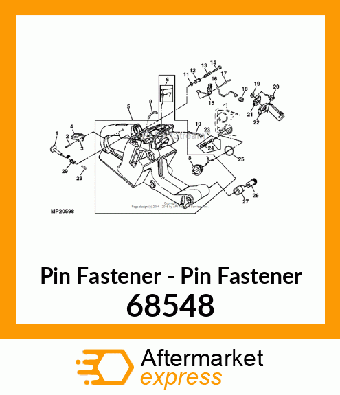 Pin Fastener - Pin Fastener 68548