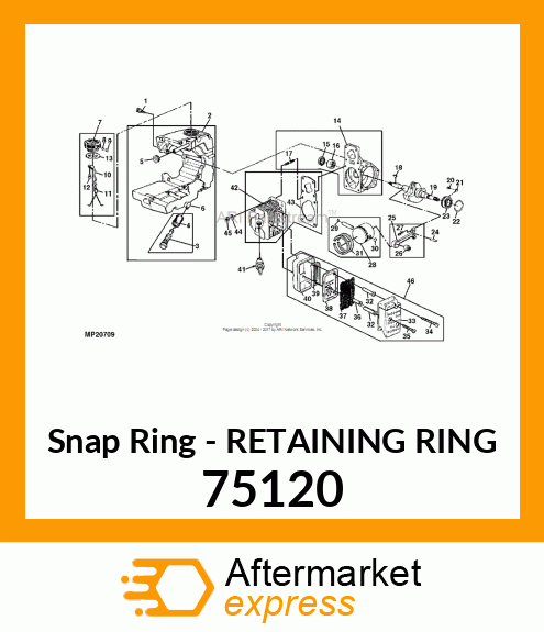 Snap Ring - RETAINING RING 75120