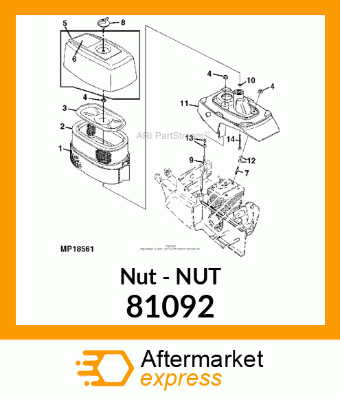 Nut - NUT 81092