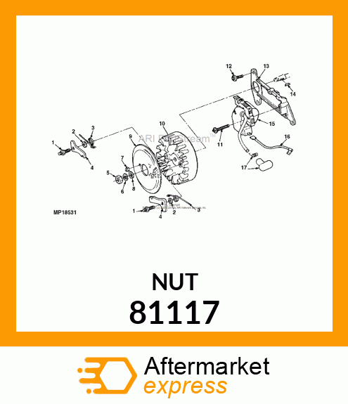 NUT, HEX JAM 81117