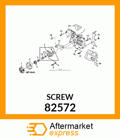 Screw - $SCKT.HD.SCREW(HBC40 82572