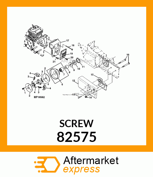 Screw - PAN HD.SCREW (PKG) 82575
