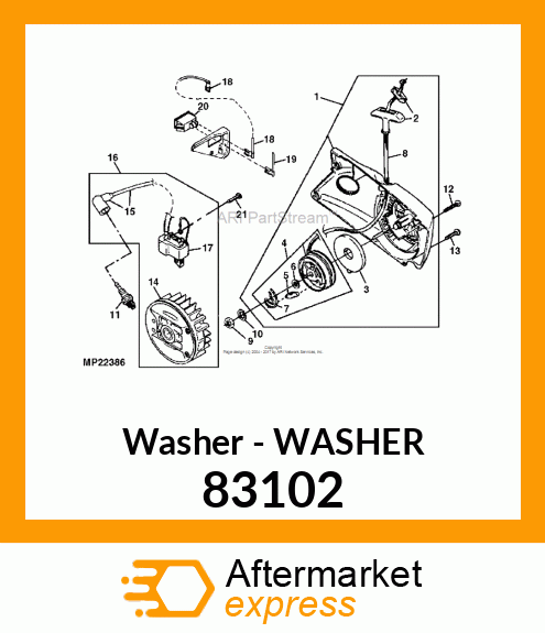 Washer - WASHER 83102