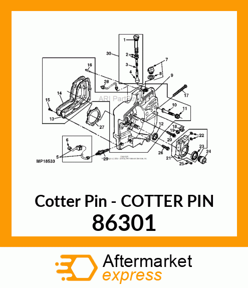 Cotter Pin - COTTER PIN 86301