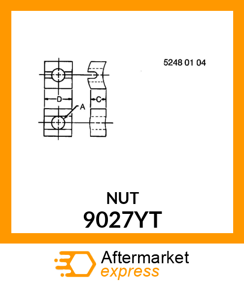 NUT, SPECIAL LOCK 9027YT