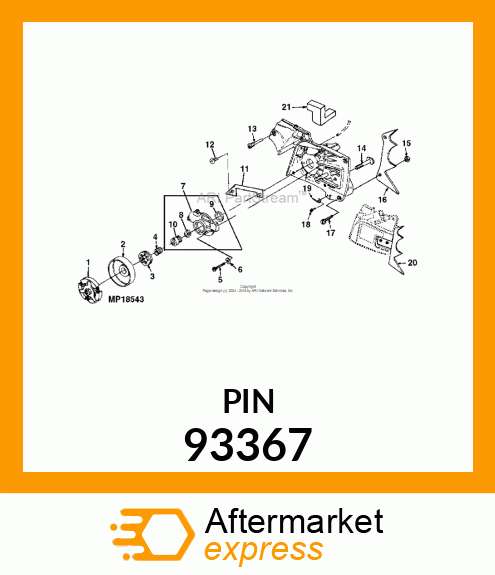 Pin Fastener - ISOLATOR PIN 93367